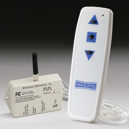 Picture of Da-Lite 98662 remote control RF Wireless Press buttons