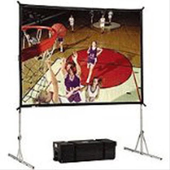 Da-Lite Fast-Fold Deluxe Screen System, 10' x 10' projection screen 162.6" 1:11