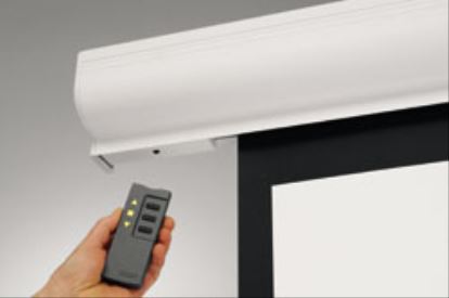 Da-Lite Designer Contour Electrol w/ Integrated Infrared Remote 60" x 80" Matte White projection screen 100"1