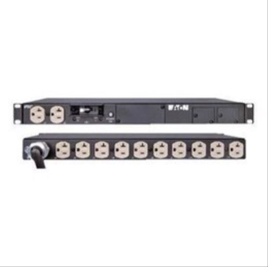 Eaton PW103BA1U190 power distribution unit (PDU) 12 AC outlet(s) 1U Black1