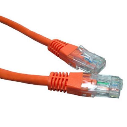 Picture of eNet Components Cat5e 10ft networking cable Orange 118.1" (3 m)