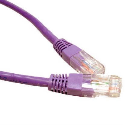 Picture of eNet Components Cat5e 5ft networking cable Purple 59.1" (1.5 m)