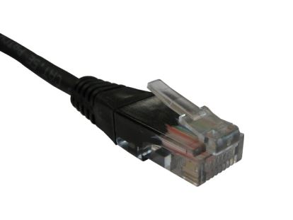 eNet Components Cat5e 7ft networking cable Black 82.7" (2.1 m)1