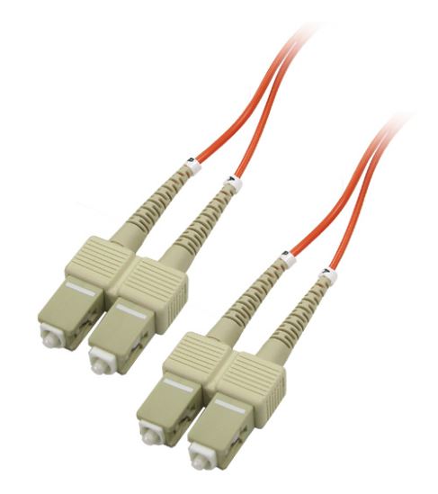 Picture of eNet Components SC/SC, 62.5/125, 5m InfiniBand/fibre optic cable 196.9" (5 m) OFC