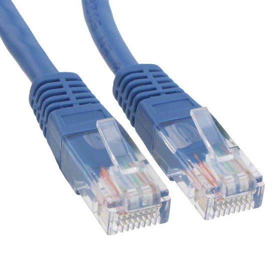 Picture of eNet Components Cat5e 7ft networking cable Blue 82.7" (2.1 m)