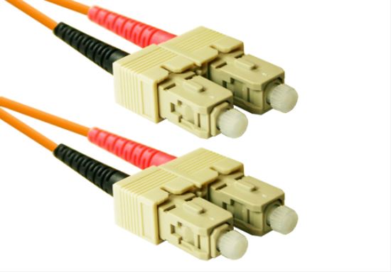 Picture of eNet Components CAB-MMF-SC-50-ENC fiber optic cable 590.6" (15 m) Orange