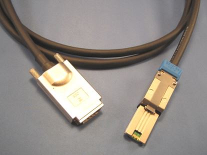 Picture of eNet Components 39R6529-ENC Serial Attached SCSI (SAS) cable 39.4" (1 m) Black