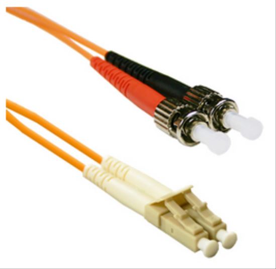 eNet Components 1m ST/LC MM Duplex fiber optic cable 39.4" (1 m) OM1 Orange1