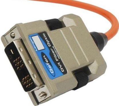 Gefen DVI Fiber Optic DVI cable 787.4" (20 m) DVI-D Gray, Orange1