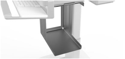 Humanscale T7-P-SHLF monitor mount accessory1