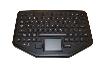 iKey BT-870-TP keyboard USB + Bluetooth QWERTY Black1