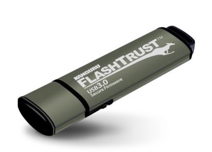 Picture of Kanguru FlashTrust USB 3.0 16GB USB flash drive USB Type-A 3.2 Gen 1 (3.1 Gen 1) Gray