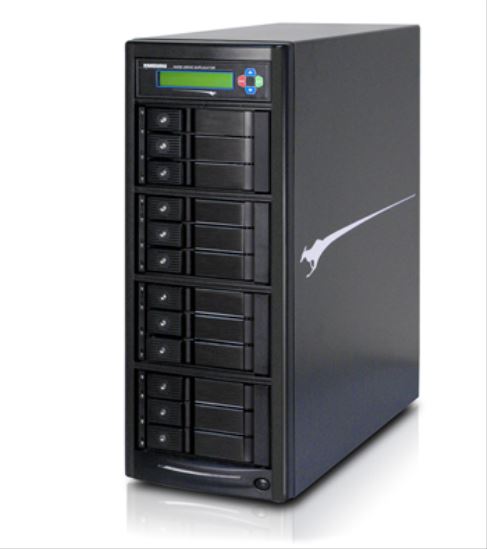 Picture of Kanguru KCLONE-11HD-TWR media duplicator HDD/SSD duplicator 11 copies Black