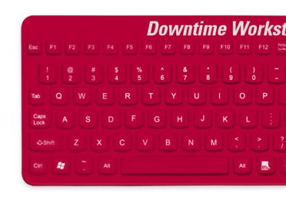 Picture of Man & Machine E Cool keyboard USB QWERTY US English Red