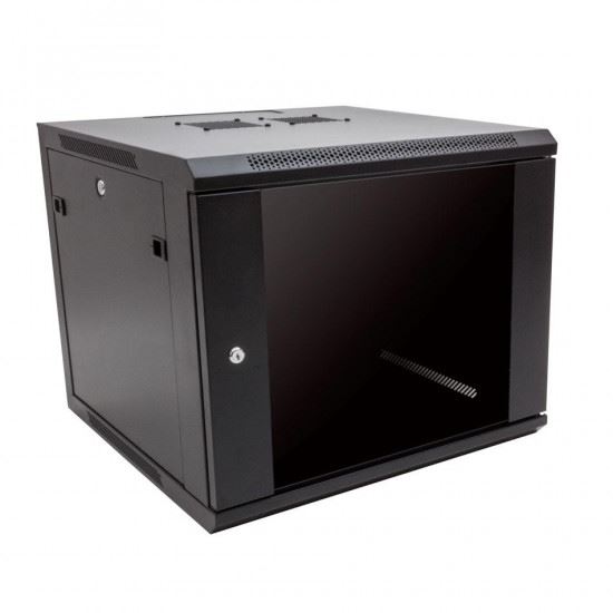 RackSolutions 185-4761 rack cabinet 12U Wall mounted rack Black1