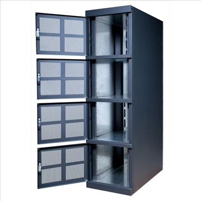 RackSolutions 141-4073 rack cabinet Freestanding rack Black1