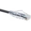 Picture of Unirise 25ft Cat6 UTP networking cable Black 300" (7.62 m) U/UTP (UTP)