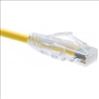 Unirise ClearFit Cat 6 6" networking cable Yellow 5.91" (0.15 m) Cat61