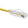 Unirise ClearFit Cat 6 4ft networking cable Yellow 47.2" (1.2 m) Cat61