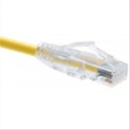 Unirise ClearFit Cat 6 20ft networking cable Yellow 236.2" (6 m) Cat61