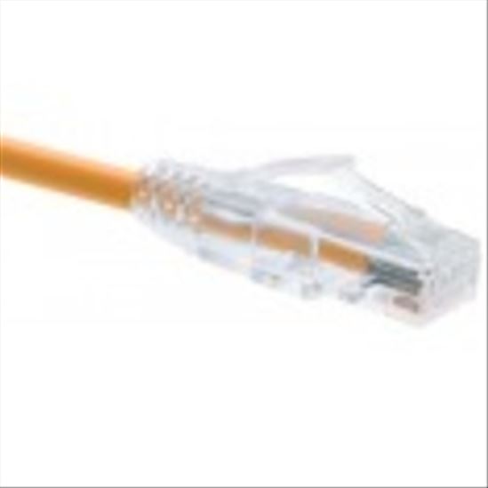 Unirise ClearFit Cat 6 6ft networking cable Orange 70.9" (1.8 m) Cat61