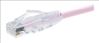 Oncore ClearFit Cat6 networking cable Pink 48" (1.22 m)1