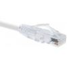 Unirise ClearFit Cat 6 4ft networking cable White 47.2" (1.2 m) Cat61