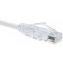 Picture of Unirise ClearFit Cat 6 6ft networking cable White 70.9" (1.8 m) Cat6