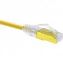 Picture of Unirise Clearfit Gold networking cable Yellow 180" (4.57 m) Cat6a S/FTP (S-STP)