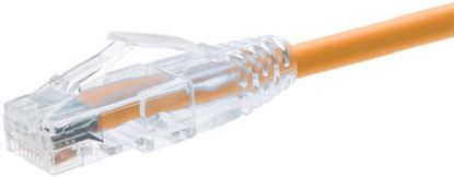 Unirise Clearfit Slim, Cat6, 30ft networking cable Orange 360" (9.14 m) U/UTP (UTP)1