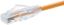 Picture of Unirise Clearfit Slim, Cat6, 30ft networking cable Orange 360" (9.14 m) U/UTP (UTP)
