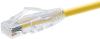 Unirise Clearfit Slim, Cat6, 20ft networking cable Yellow 240" (6.1 m) U/UTP (UTP)1