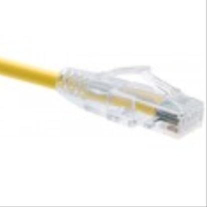 Unirise ClearFit Cat 6 25ft networking cable Yellow 299.2" (7.6 m) Cat61