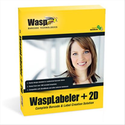 Wasp WaspLabeler +2D (1U) bar coding software 1 license(s)1