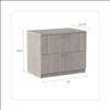 Alera Valencia Series Lateral File, 2 Legal/Letter-Size File Drawers, Gray, 34" x 22.75" x 29.5"2