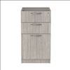 Alera Valencia Series Full Pedestal File, Left/Right, 3-Drawers: Box/Box/File, Legal/Letter, Gray, 15.63" x 20.5" x 28.5"1