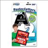 Black and White Poster Letters and Numbers, 10" h, 310/Pack1