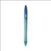 ReVolution Ocean Bound Ballpoint Pen, Retractable, Medium 1 mm, Blue Ink/Translucent Blue Barrel, Dozen1