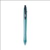 ReVolution Ocean Bound Ballpoint Pen, Retractable, Medium 1 mm, Black Ink/Translucent Blue Barrel, Dozen1