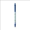 ReVolution Ballpoint Pen, Retractable, Medium 1 mm, Blue Ink/Semi-Clear Barrel, 48/Pack1