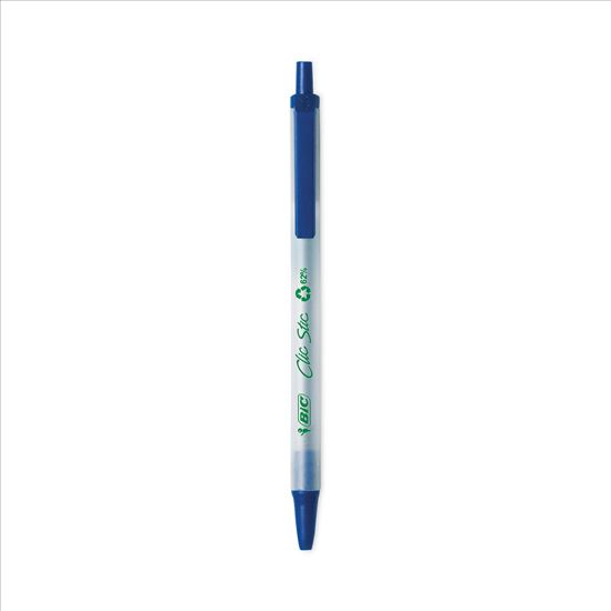 ReVolution Ballpoint Pen, Retractable, Medium 1 mm, Blue Ink/Semi-Clear Barrel, 48/Pack1