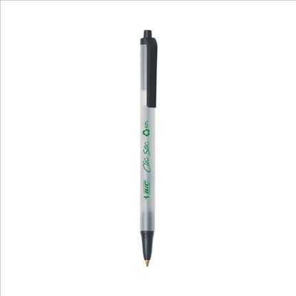 ReVolution Ballpoint Pen, Retractable, Medium 1 mm, Black Ink/Semi-Clear Barrel, 48/Pack1
