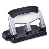40-Sheet EZ Squeeze Three-Hole Punch, 9/32" Hole, Silver/Black1