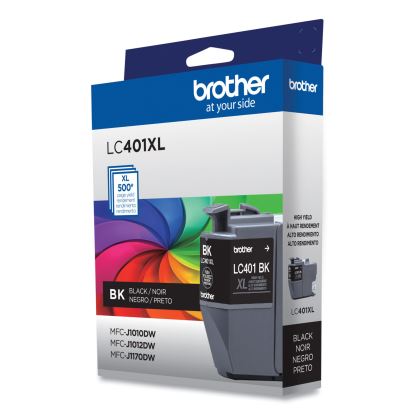 LC401XLBKS High-Yield Ink, 500 Page-Yield, Black1
