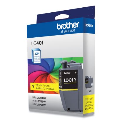 LC401YS Ink, 200 Page-Yield, Yellow1