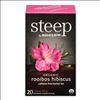 Steep Tea, Rooibos Hibiscus Herbal Tea, 0.08 oz Tea Bag, 20/Box1