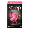 Steep Tea, Rooibos Hibiscus Herbal Tea, 0.08 oz Tea Bag, 20/Box2