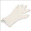 Powder-Free Synthetic Vinyl Gloves, Large, Beige, 4 mil, 100/Box2