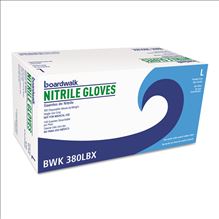 Picture of Disposable General-Purpose Nitrile Gloves, Large, Blue, 4 mil, 1000/Carton