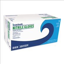 Picture of Disposable General-Purpose Nitrile Gloves, Small, Blue, 4 mil, 1000/Carton